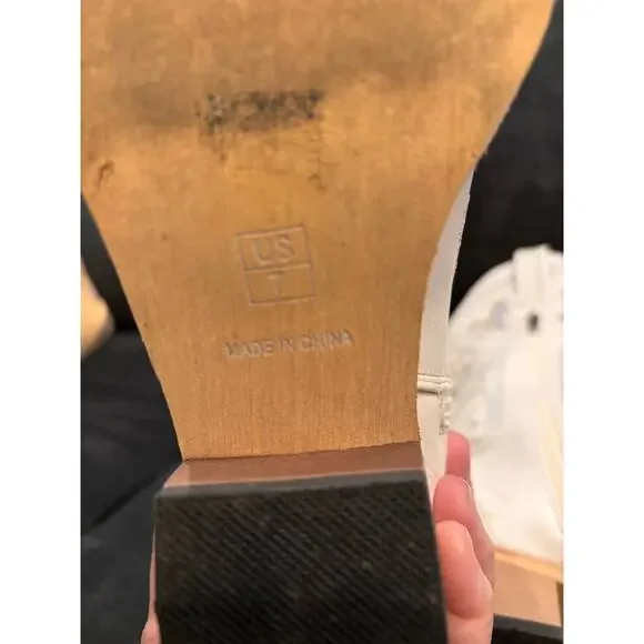 White western cowboy boots with rhinestone detailing  floral embroidery size 7 - Picture 9 of 10